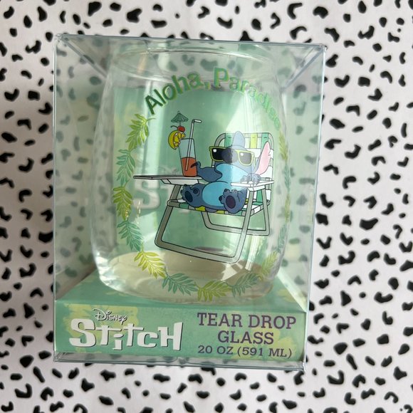 Disney Lilo & Stitch "Aloha, Paradise" Stemless Wine Glass - Picture 5 of 6